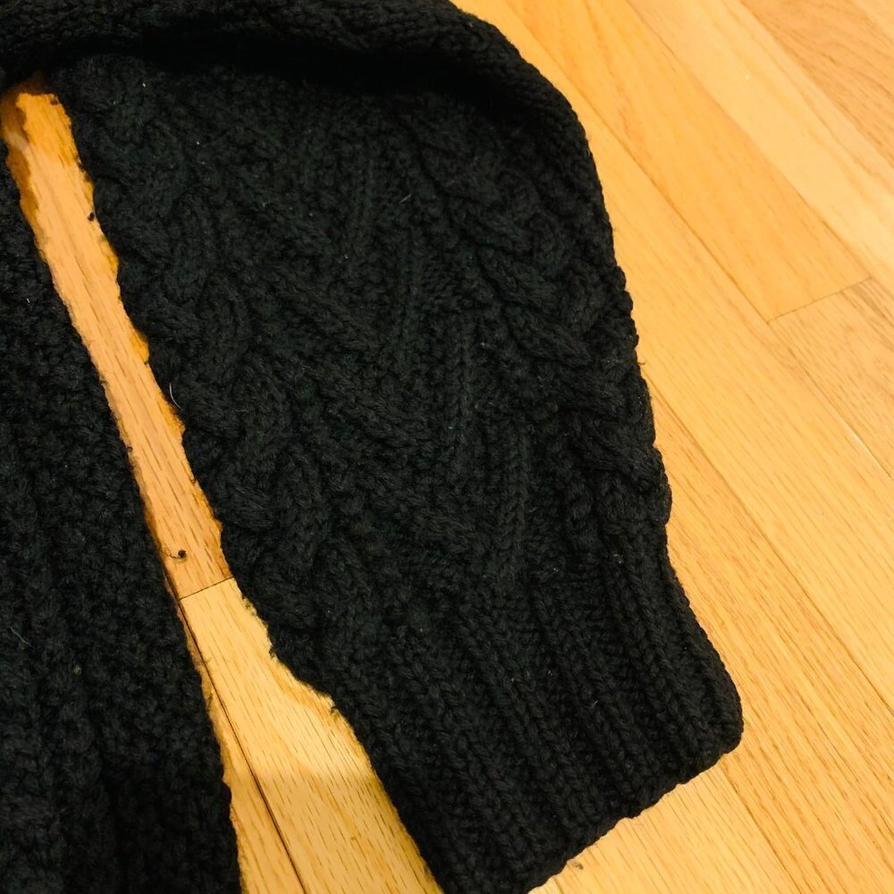 Vintage Mens J. Crew Wool Irish Fisherman Sweater - Picture 7 of 7